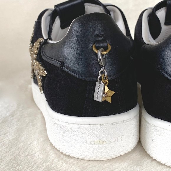 Coach Black Star Embellished Sneakers - Picture 5 of 7